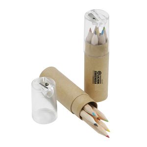 Buntstifte, Dose mit Spitzer